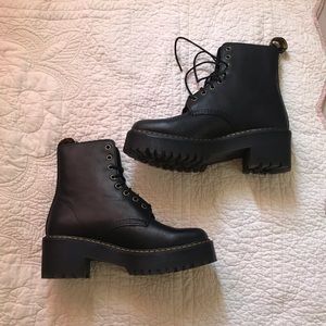 Black Platform Doc Martens